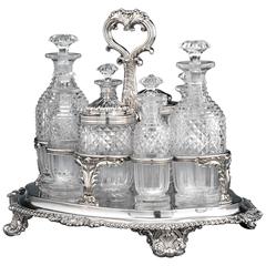 Paul Storr Georgian Silver Cruet Service