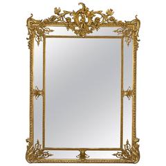 Louis XV Revival Giltwood Mirror 3