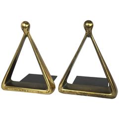 Ben Seibel Jenfred Ware Brass Bookends