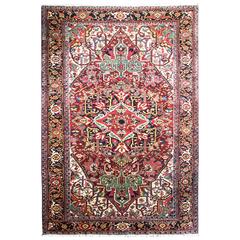 Striking Persian Heriz Carpet