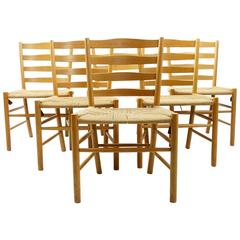 Set of Six Kaare Klint Dining Chairs for Fritz Hansen