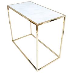 Desigual Brass and Marble Table