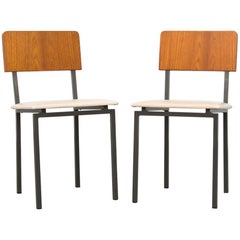 Pair of Willy Van Der Meeren Style Side Chairs