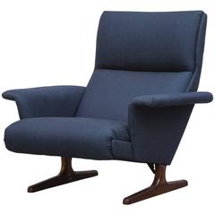 Kjaerholm Style Lounge Chair with Rosewood Legs by Gelderland