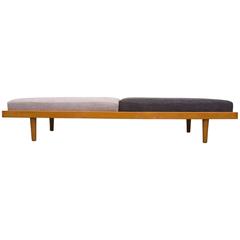 Charlotte Perriand Style Daybed with Two Toned Cushions