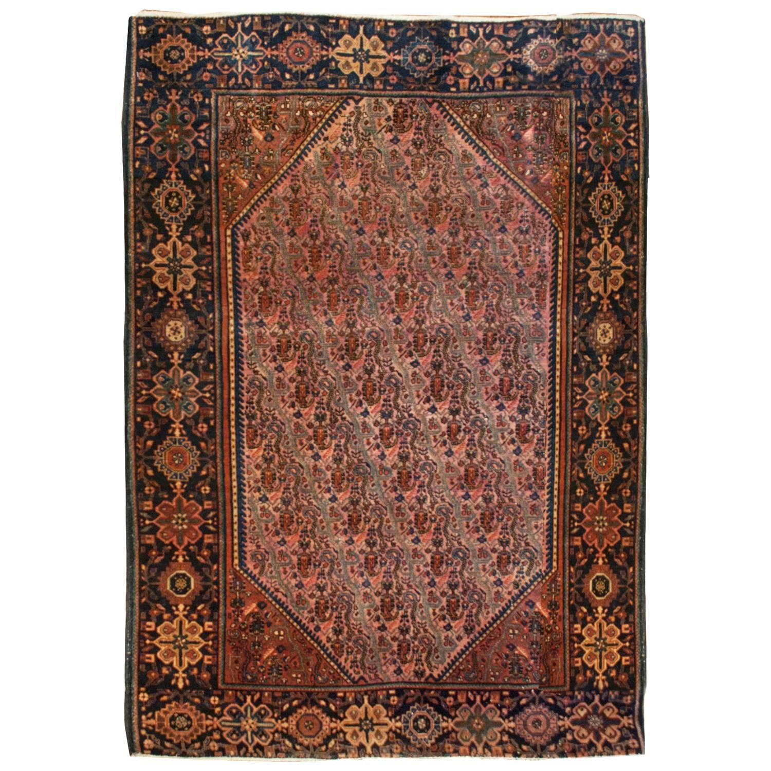 Extraordinaire tapis Sarouk Farahan du 19ème siècle