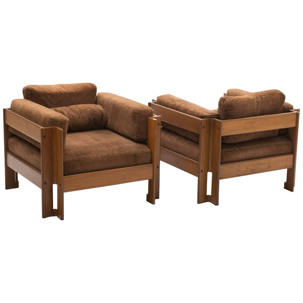 Pair of Armchairs Zelda by Sergio Asti for Poltronova