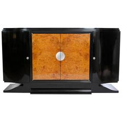 1930s Art Deco Sideboard Maple and Jacaranda