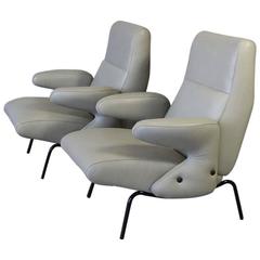 Pair of Original Lounge Chairs by Erberto Carboni 1