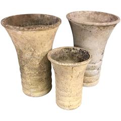 Set of Three Planters by Willy Guhl
