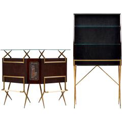 Mid-Century Italian Standing Bar in the Manner of Paolo Buffa 5