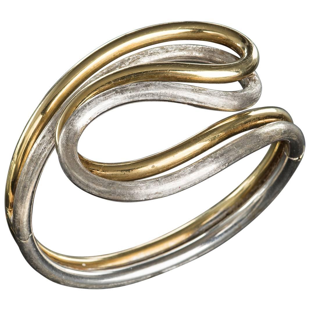 Rare Gold Bracelet by Kollmar & Jourdan, Germany For Sale