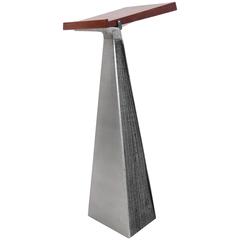 Brutalist Music Stand Podium in the Style of Paul Evans