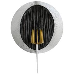 In the Style of Paul Evans Wall Torch 10