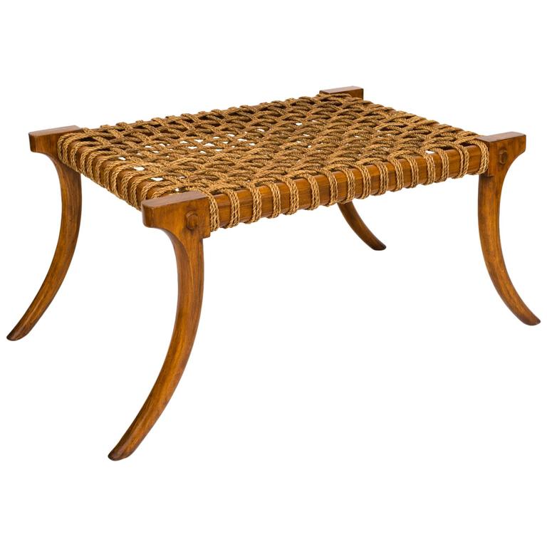 walnut klismos bench coffee table for sale at 1stdibs klismos leg bench ~ walnut klismos bench coffee table for sale at 1stdibs