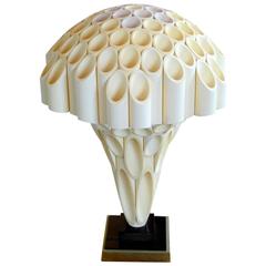 Rare Rougier Mushroom Tube Lamp