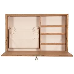 Mid-Century Modern Wall Secretary Desk in Oak 10