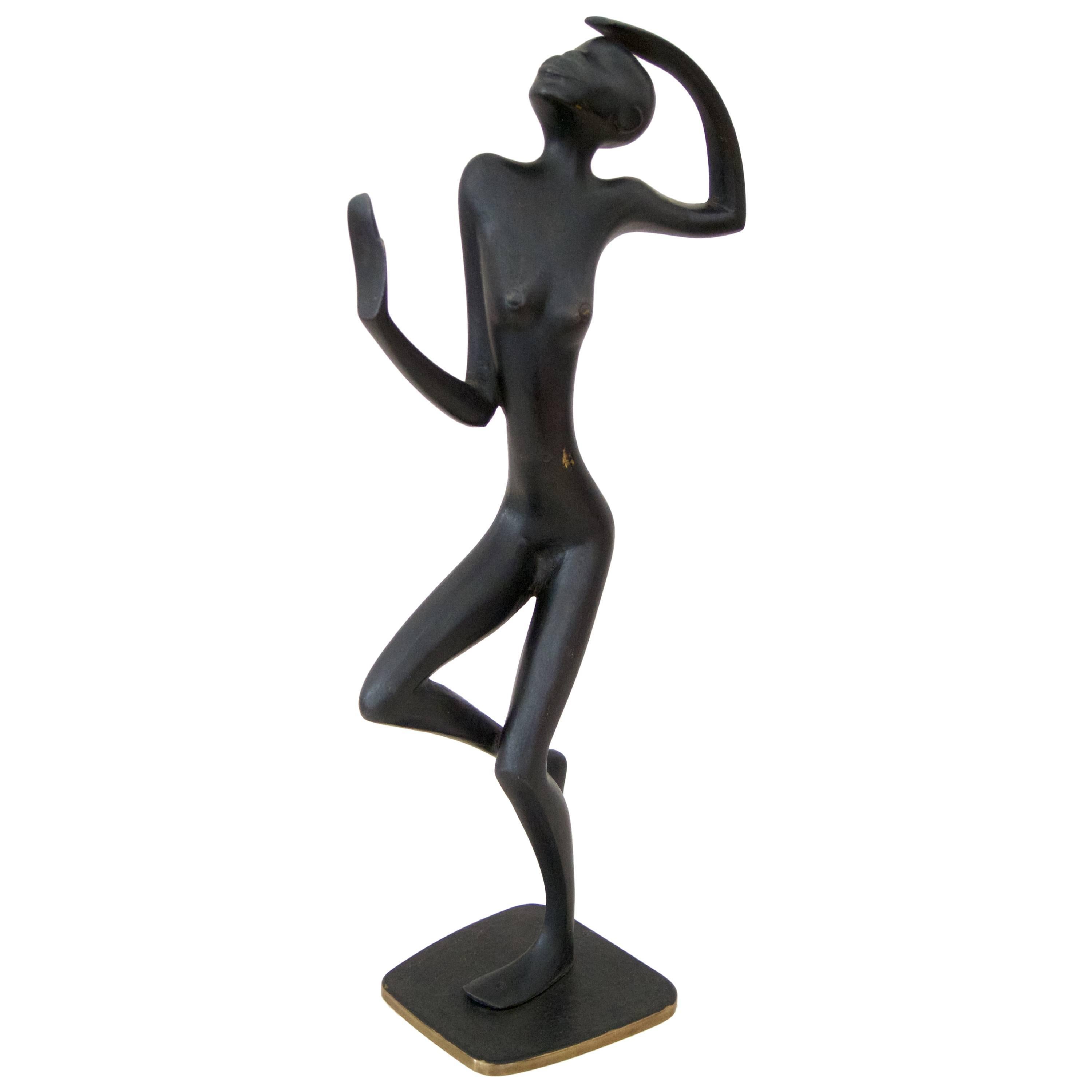 "Female Danzer" Sculpture by Franz Hagenauer For Sale