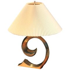Cool Mid-Century Modern Pierre Cardin Attributed Logo Table Lamp