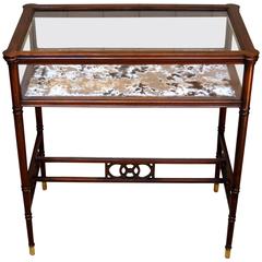 Mahogany Bijouterie Display Table