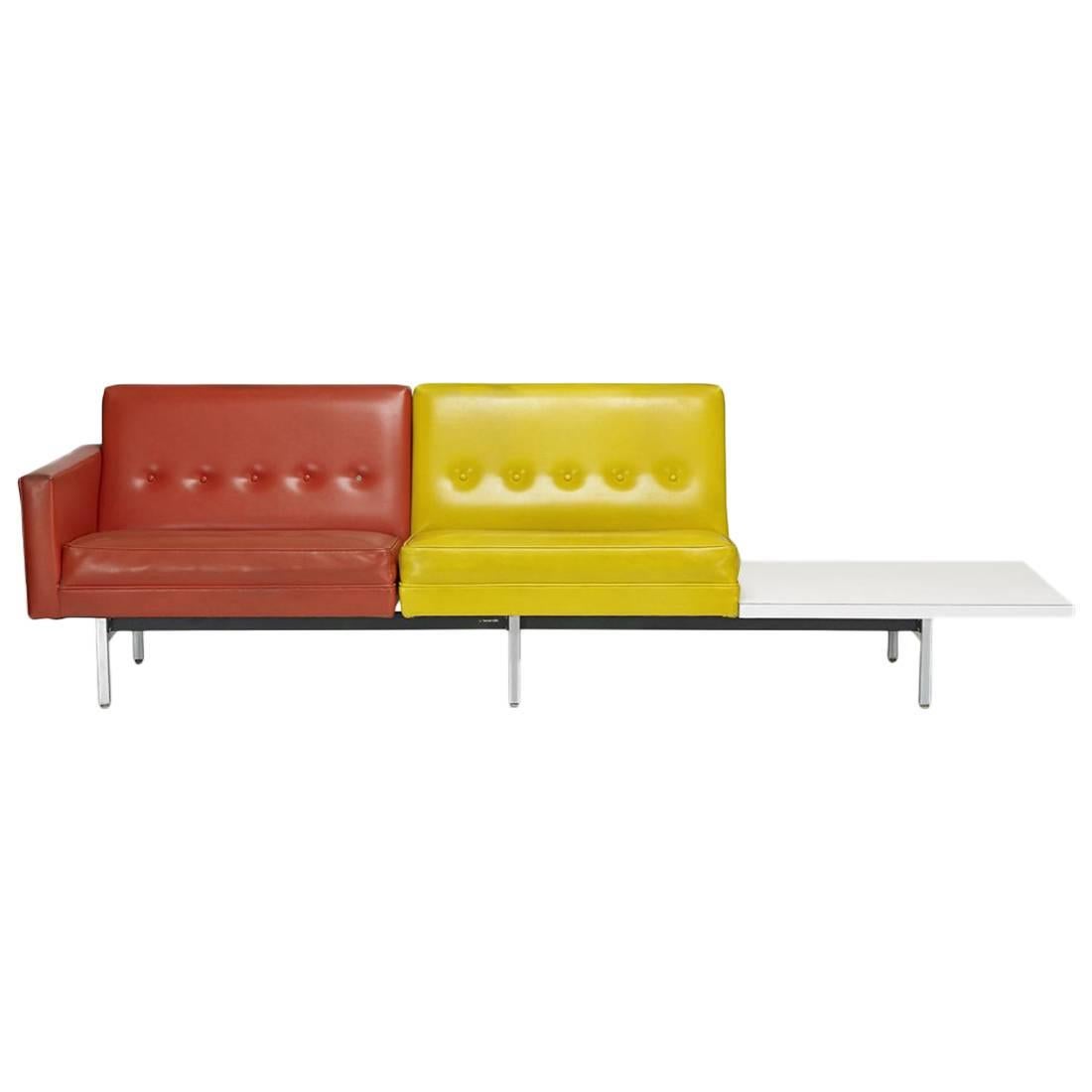 Nelson Steel Frame Modular Sofa Herman Miller, 1956 at 1stDibs