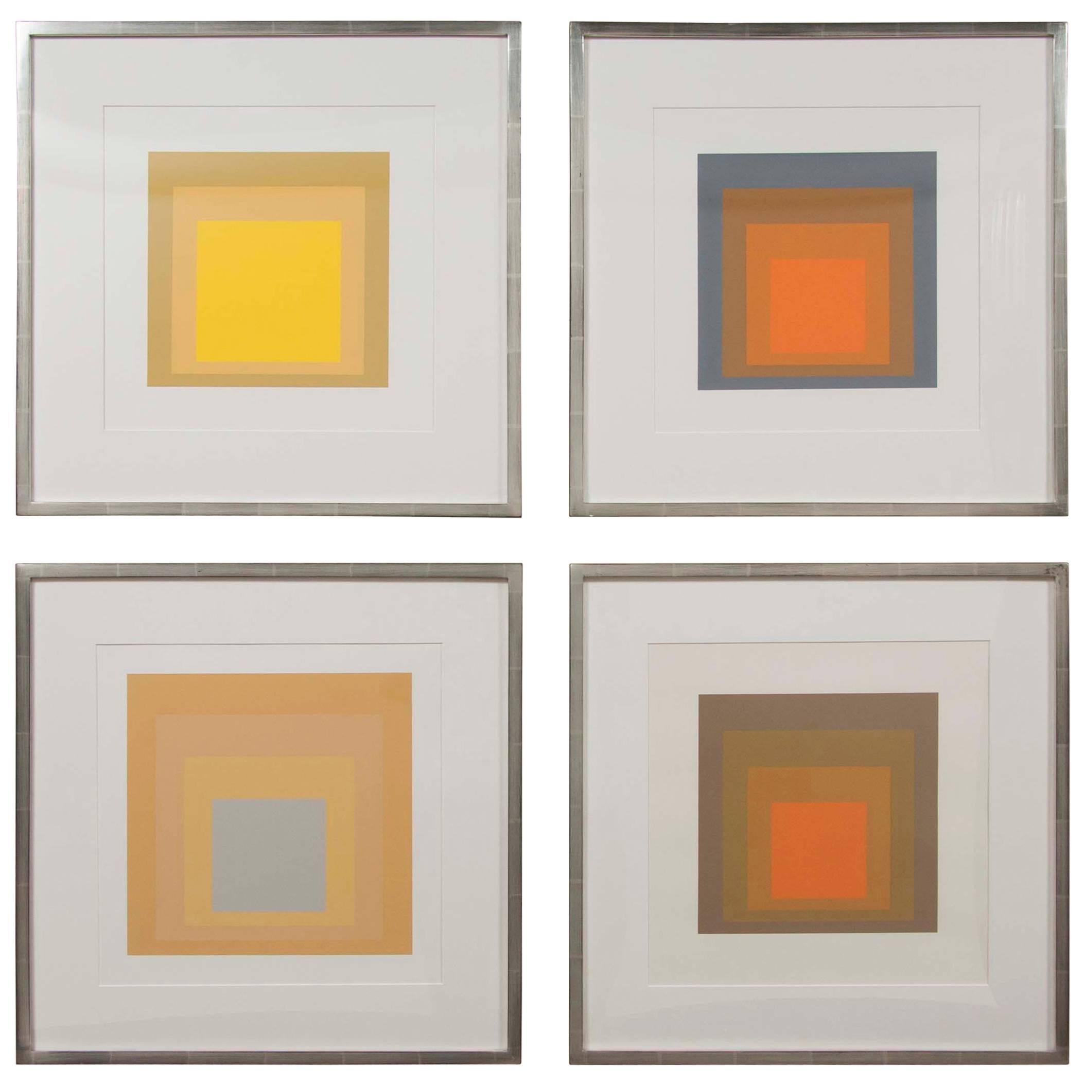 Josef Albers Homage to the Square from Formations: Articulation, 1972 Portfolio