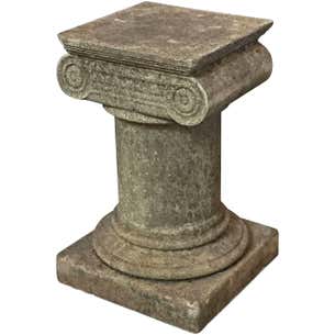 English Garden Stone Plinth in the Classical Style at 1stDibs | stone ...