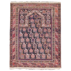 Antique Marasali Shirvan Prayer Rug, Late 19th Century 