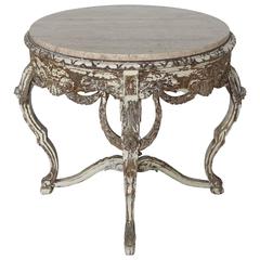 French Painted Louis XV Style Table, circa 1900