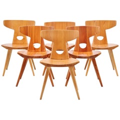 Jacob Kielland-Brandt Chairs for I Christiansen, Denmark, 1960