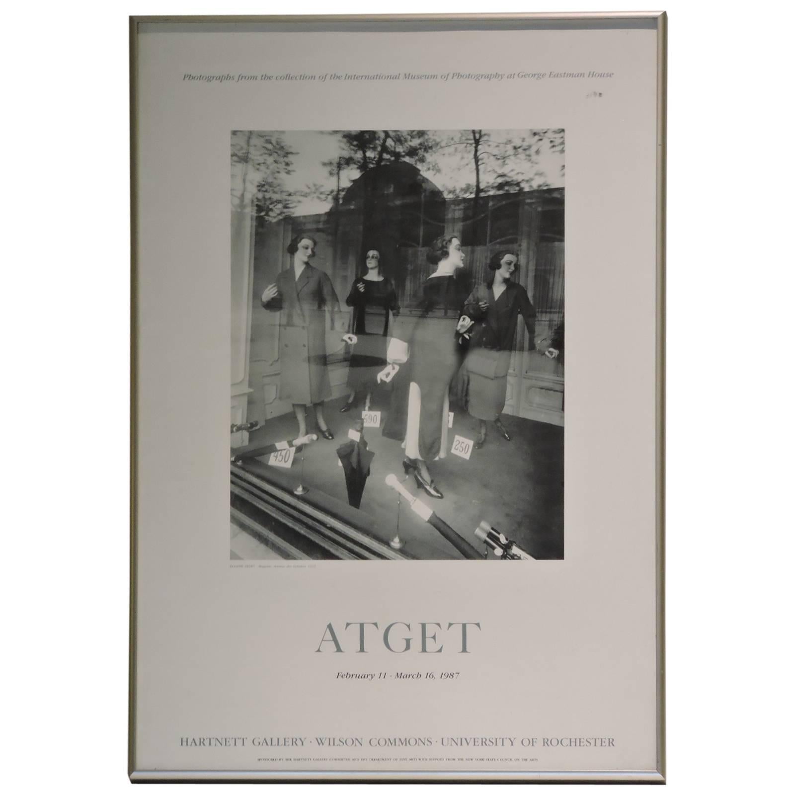 Eugene Atget Exhibition Poster, International Museum of Photography, 1987