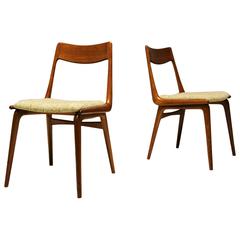 Set of Two Boomerang Chairs by Erik Christensen for Slagelse Møbelværk, 1960s