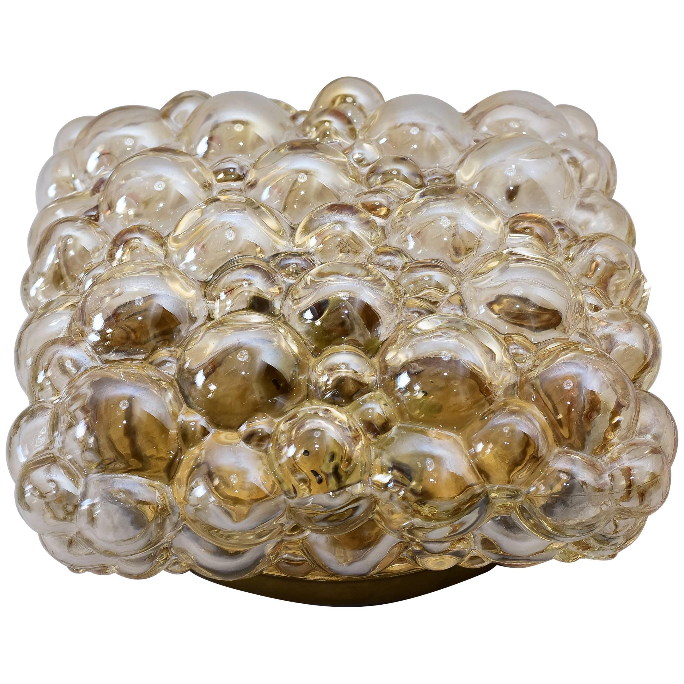 Nice Champagne Bubble Glass Sconce by Helena Tynell
