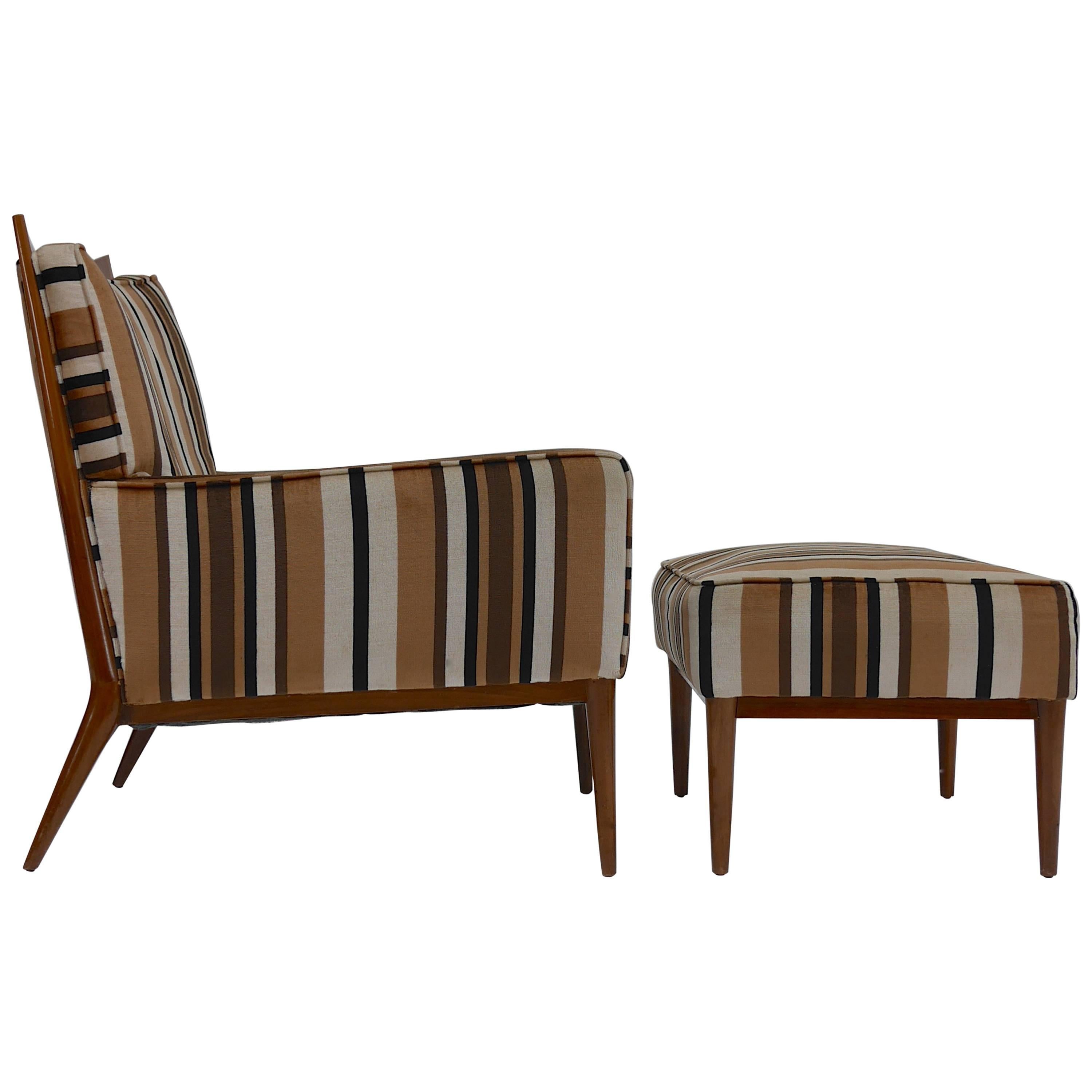 Lounge Chair and Ottoman by Paul McCobb for Directional
