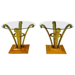 Pair of Grosfeld House Plume End Tables