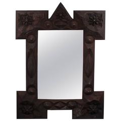 Tour de Force Tramp Art Mirror