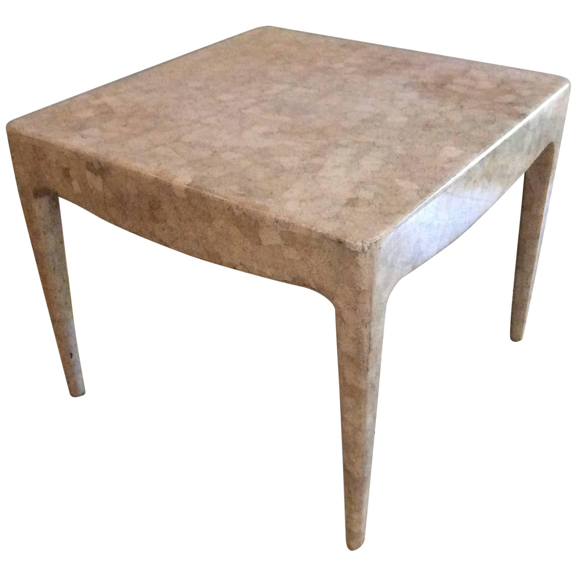 'Egg Shell' Occasional Side Table For Sale
