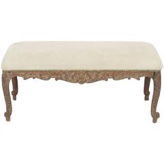 Late 18th-Early 19th Century Carved Bench 3