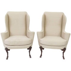 Pair of Baker Wing Chairs