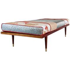 Mid Century Inspired Daybed with Vintage Obi