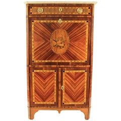 Antique Louis XVI Secretaire a Abattant, Attributed to F.N. Geny, Lyon, circa 1780