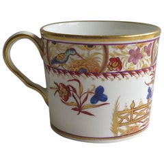 Georgian John Rose Coalport Coffee Can Porcelain Hand-Painted, Circa 1810