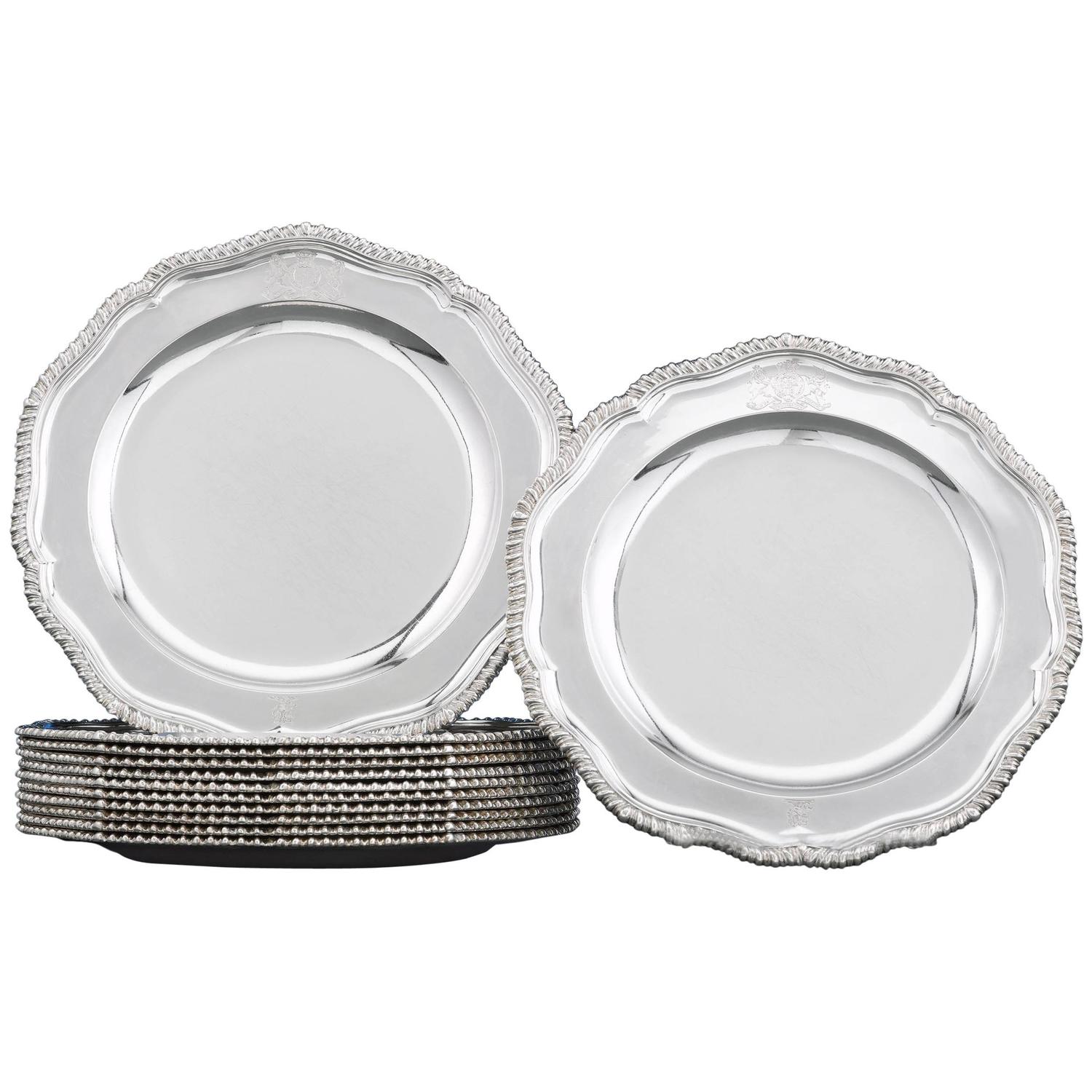 Royal Sterling Dinner Plates For Sale at 1stdibs
