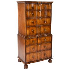 Wonderful Antique Walnut Chest on Chest