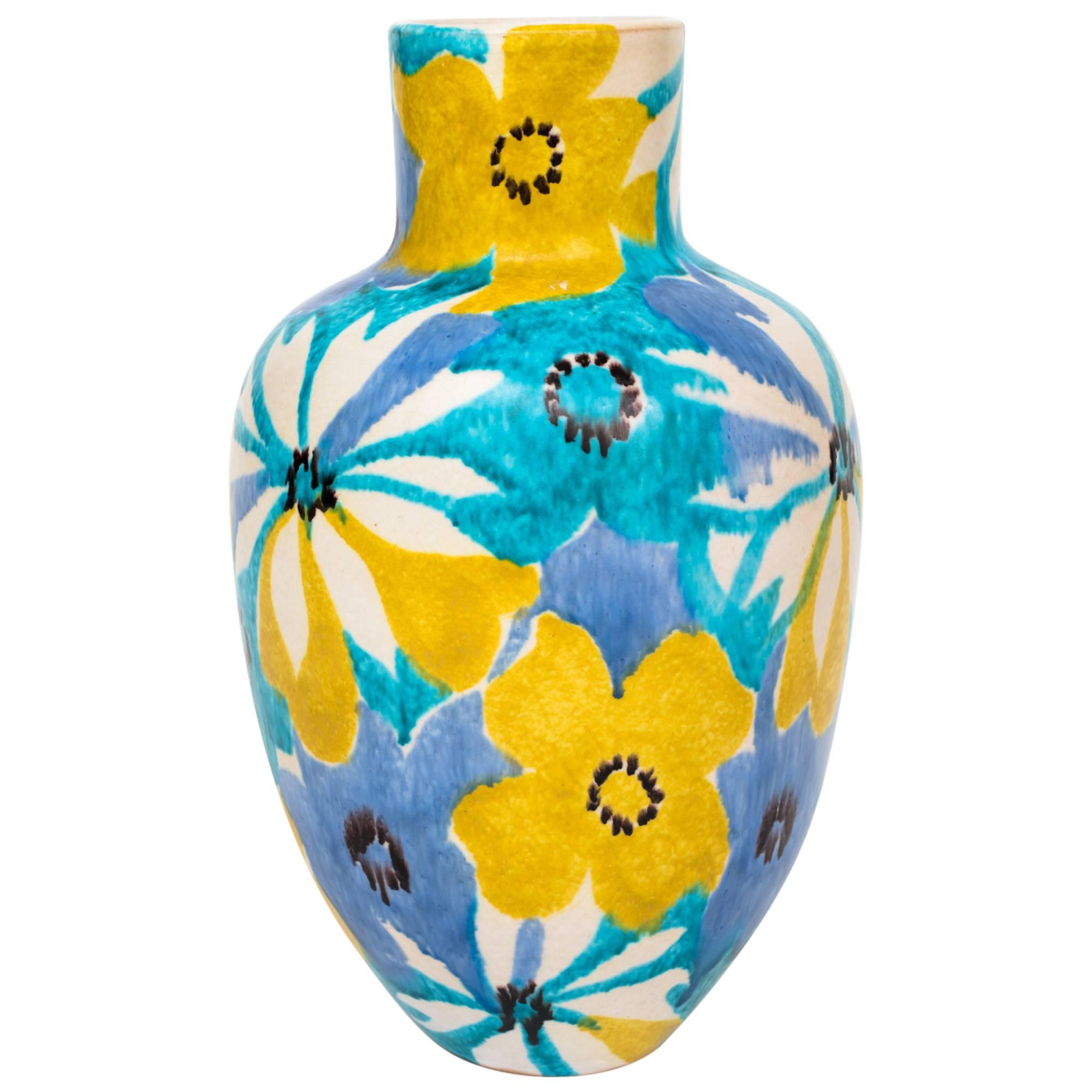 Raymor Italian Ceramic Pop Art Flower Vase