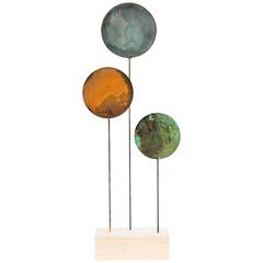 Unique Copper and Steel Sculpture by Kneip 10