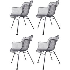 Four Sculptura Armchairs by Russell Woodard