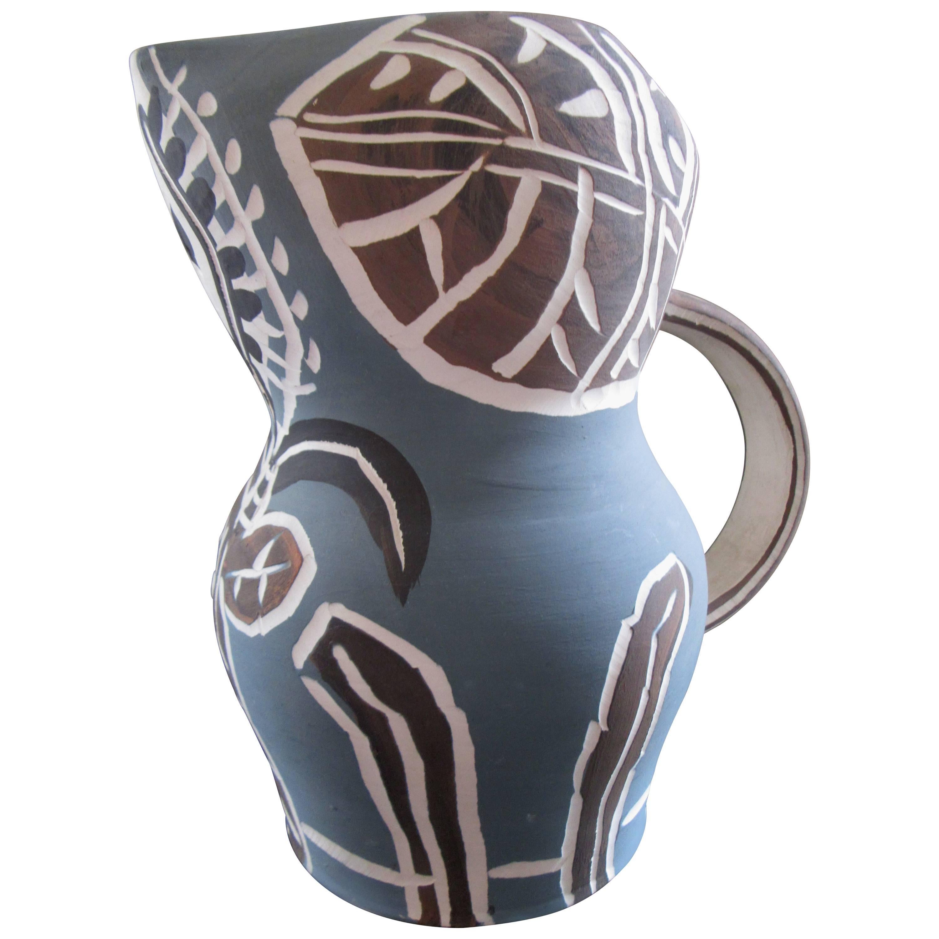Pablo Picasso Madoura Collection Earthenware Pitcher