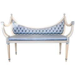 Hollywood Regency Settee Bench 9