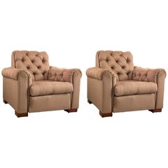 Leon & Maurice Jallot, Pair of Club Chairs 3